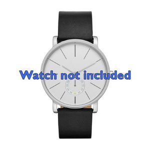 Horlogeband Skagen SKW6274 Leder Zwart 20mm