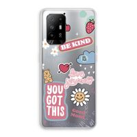 Positivity: Oppo A95 5G Transparant Hoesje