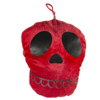 Lg-imports Knuffel Doodskop 17 X 14 Cm Pluche Rood - thumbnail