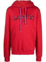 Lanvin hoodie en jersey à logo imprimé - Rouge Lanvin hoodie en jersey à logo imprimé - Rouge