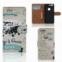 Google Pixel Telefoonhoesje met foto Retro VW Bus - thumbnail