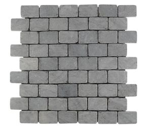 Stabigo Parquet 3.2x4.8 Light Grey Tumble mozaiek 30x30 cm grijs mat