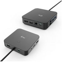 I-tec USB-C HDMI Dual DP Docking Station with Power Delivery 100 W + Universal Charger 100 W - thumbnail