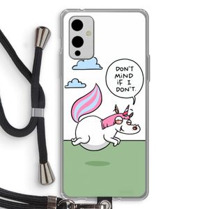 Unicorn: OnePlus 9 Transparant Hoesje met koord