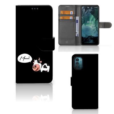 Nokia G11 | G21 Leuk Hoesje Cow Nokia G11 | G21 Leuk Hoesje Cow