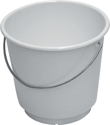 Lockweiler Emmer | 20 l polyethyleen wit | geschikt voor levensmiddelen | d. 370 mm | hoogte 330 mm | 1 stuk - 101022001 101022001