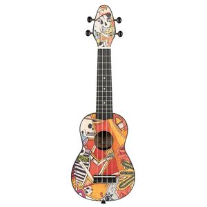 Ortega Keiki K2-EM El Muerto ukelele set