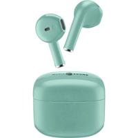 Cellularline In Ear headset Bluetooth, Draadloos Groen Oplaadbox