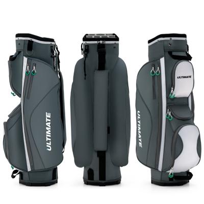 Golfkar Tas met 14 Verdelers Lichtgewicht Golfkar Tas met Schouderriem Draagbare Golf Club Tas met Regenkap/Stofkap