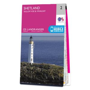 Wandelkaart - Topografische kaart 002 Landranger Shetland | Ordnance S