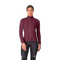 Castelli Alpha 150 W jacket lange mouw deep bordeaux dames