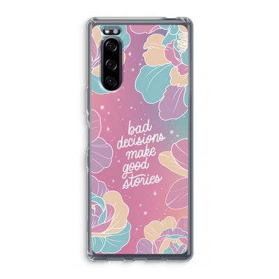 Good stories: Sony Xperia 5 Transparant Hoesje