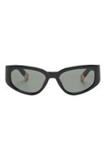 Jacquemus lunettes de soleil à monture rectangulaire - Noir - thumbnail