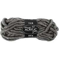 Creativ Company Xl garen van acryl, l: 17 m, afm manga, grijs, 200 gr/ 1 bol