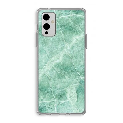 Groen marmer: OnePlus 9 Transparant Hoesje