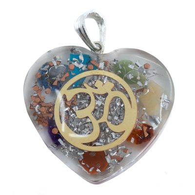 Orgonite Hanger 7 Chakras OHM (36 mm)
