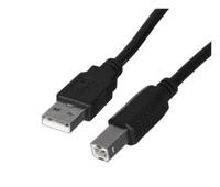 Lanberg CA-USBA-10CC-0018-BK USB-kabel USB 2.0 1,8 m USB B Zwart