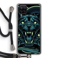 Cougar and Vipers: Samsung Galaxy A12 Transparant Hoesje met koord