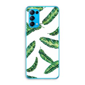 Lange bladeren: Oppo Find X3 Lite Transparant Hoesje