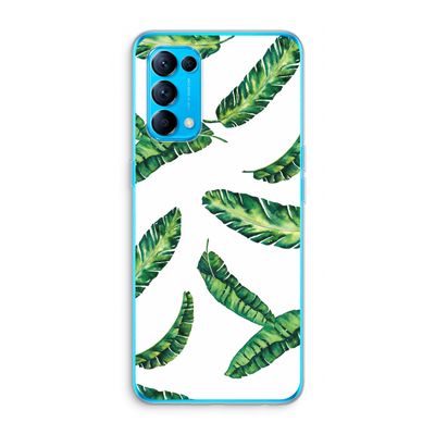 Lange bladeren: Oppo Find X3 Lite Transparant Hoesje
