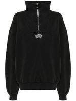 ROTATE BIRGER CHRISTENSEN sweat zippé à logo brodé - Noir