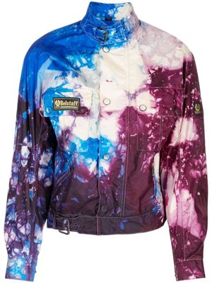 Stain Shade veste à imprimé graphique - Bleu