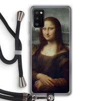 Mona Lisa: Samsung Galaxy A41 Transparant Hoesje met koord