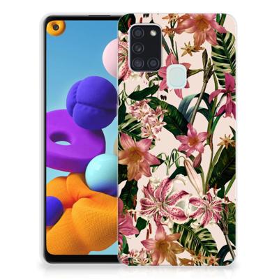 Samsung Galaxy A21s | TPU Case | Flowers