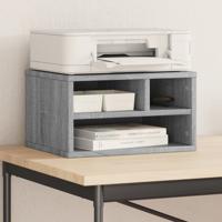 VidaXL Printerkastje 40x32x22,5 cm bewerkt hout grijs sonoma eiken VidaXL Printerkastje 40x32x22,5 cm bewerkt hout grijs sonoma eiken