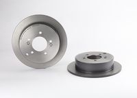 Remschijf COATED DISC LINE BREMBO, Remschijftype: Massief, u.a. für KIA, Hyundai