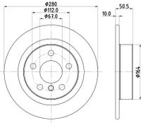 Remschijf 8DD355122661