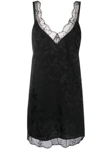 Zadig&Voltaire robe courte Renelle à motif en jacquard - Noir