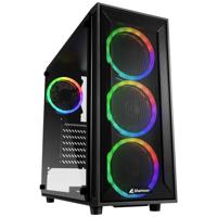 Sharkoon TG4M RGB PC-behuizing Zwart Sharkoon TG4M RGB PC-behuizing Zwart