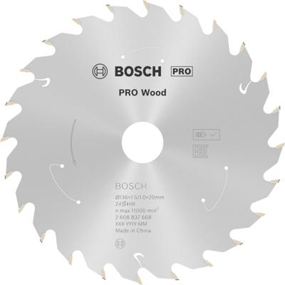 Bosch Accessoires Cirkelzaagblad ACCU Standard for Wood 136x20x1.5/1.0x24T - 2608837668