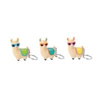 Sleutelhanger Lama Met Licht Assorti