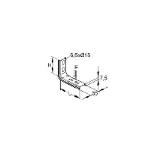 TK 60.85  - Bracket for cable support system 85mm TK 60.85