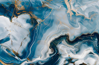 Marineblauwe en witte kleuren marmeren vinyl tapijt