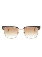 Dita Eyewear lunettes de soleil teintées à monture carrée - Marron