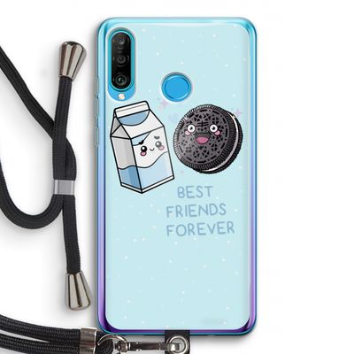 Best Friend Forever: Huawei P30 Lite Transparant Hoesje met koord