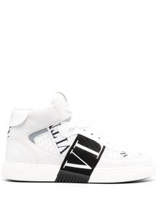 Valentino Garavani baskets mi-montantes VL7N en cuir - Blanc