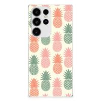 Samsung Galaxy S23 Ultra | Siliconen Case | Ananas