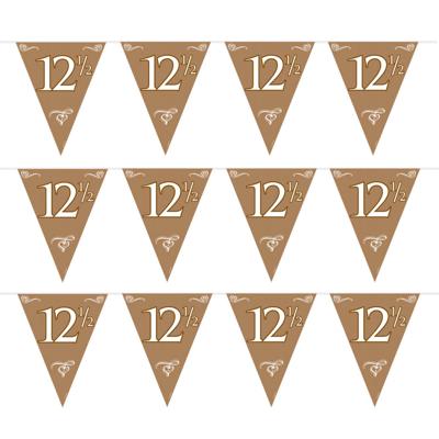 4x Jubileum vlaggenlijn 12,5 jaar