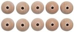 Houten Kralen Set 10 Stuks 25 mm