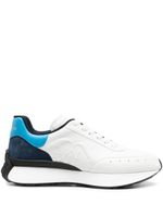 Alexander McQueen baskets Sprint Runner en cuir - Blanc - thumbnail