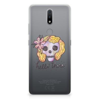 Silicone Back Case Nokia 2.4 Boho Skull Silicone Back Case Nokia 2.4 Boho Skull