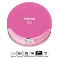 LENCO CD-011PK - Portable CD speler met oplaadfunctie - Roze