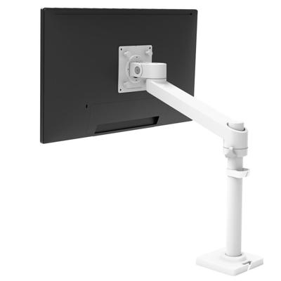 Ergotron NX Series NX MONITOR ARM WHITE flat panel bureau steun 86,4 cm (34") Zwart, Wit
