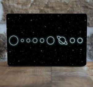 Stickers voor laptop Zonnestelsel melkweg