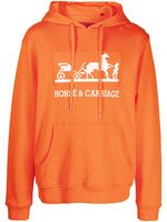 Mostly Heard Rarely Seen 8-Bit hoodie Horse & Carriage - Orange - thumbnail