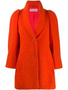 Issey Miyake Pre-Owned manteau à design oversize - Orange